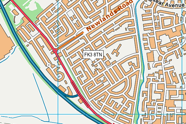 FK3 8TN map - OS VectorMap District (Ordnance Survey) FK3 8TN map - OS VectorMap District (Ordnance Survey)