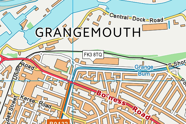 FK3 8TQ map - OS VectorMap District (Ordnance Survey) FK3 8TQ map - OS VectorMap District (Ordnance Survey)