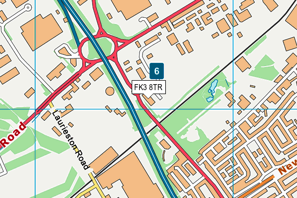 FK3 8TR map - OS VectorMap District (Ordnance Survey) FK3 8TR map - OS VectorMap District (Ordnance Survey)