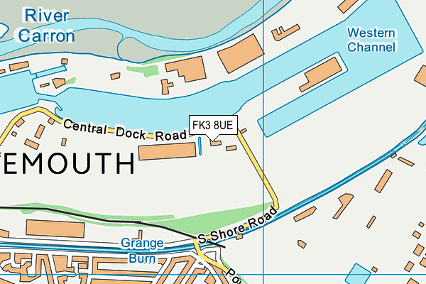 FK3 8UE map - OS VectorMap District (Ordnance Survey) FK3 8UE map - OS VectorMap District (Ordnance Survey)