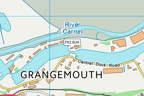 FK3 8UH map - OS VectorMap District (Ordnance Survey) FK3 8UH map - OS VectorMap District (Ordnance Survey)