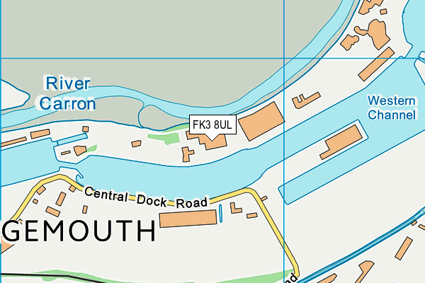 FK3 8UL map - OS VectorMap District (Ordnance Survey) FK3 8UL map - OS VectorMap District (Ordnance Survey)