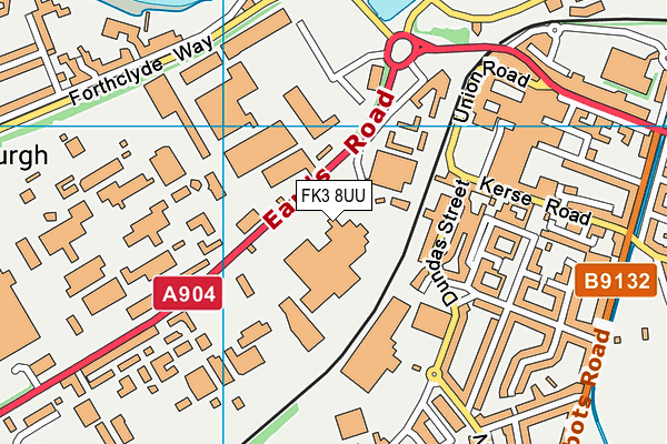 FK3 8UU map - OS VectorMap District (Ordnance Survey) FK3 8UU map - OS VectorMap District (Ordnance Survey)