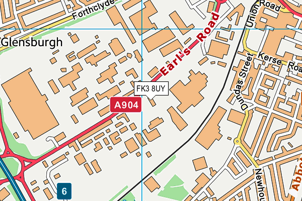 FK3 8UY map - OS VectorMap District (Ordnance Survey) FK3 8UY map - OS VectorMap District (Ordnance Survey)