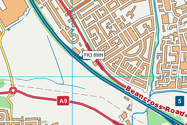 FK3 8WH map - OS VectorMap District (Ordnance Survey) FK3 8WH map - OS VectorMap District (Ordnance Survey)