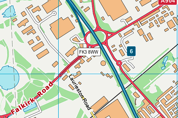 FK3 8WW map - OS VectorMap District (Ordnance Survey) FK3 8WW map - OS VectorMap District (Ordnance Survey)
