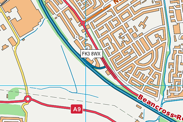 FK3 8WX map - OS VectorMap District (Ordnance Survey) FK3 8WX map - OS VectorMap District (Ordnance Survey)