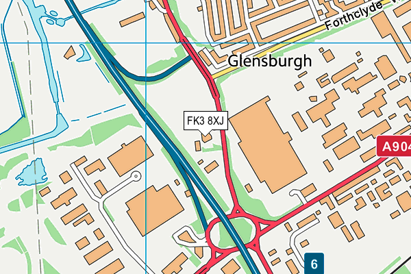 FK3 8XJ map - OS VectorMap District (Ordnance Survey) FK3 8XJ map - OS VectorMap District (Ordnance Survey)