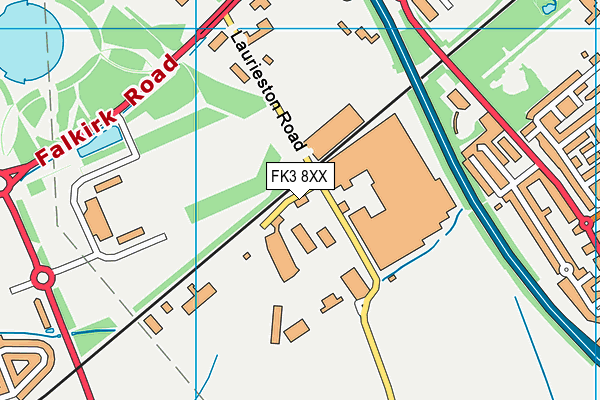 FK3 8XX map - OS VectorMap District (Ordnance Survey)