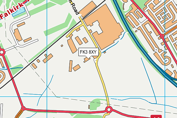FK3 8XY map - OS VectorMap District (Ordnance Survey) FK3 8XY map - OS VectorMap District (Ordnance Survey)