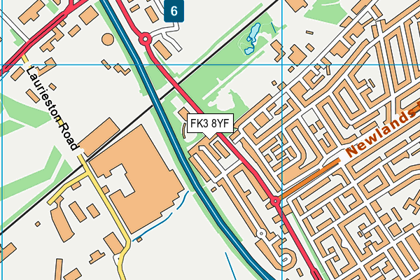 FK3 8YF map - OS VectorMap District (Ordnance Survey) FK3 8YF map - OS VectorMap District (Ordnance Survey)