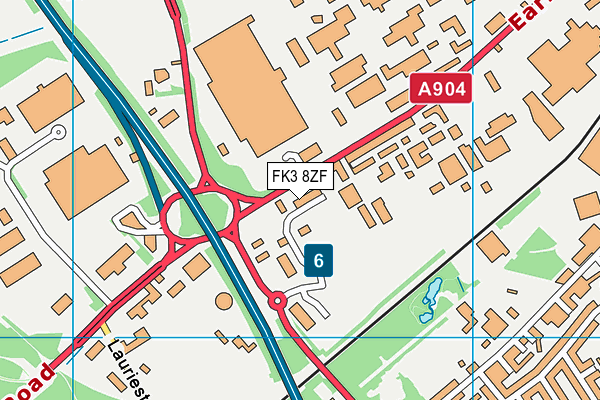 FK3 8ZF map - OS VectorMap District (Ordnance Survey) FK3 8ZF map - OS VectorMap District (Ordnance Survey)