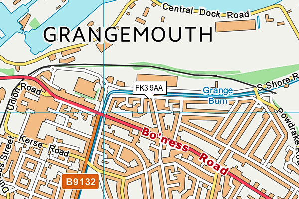 FK3 9AA map - OS VectorMap District (Ordnance Survey) FK3 9AA map - OS VectorMap District (Ordnance Survey)