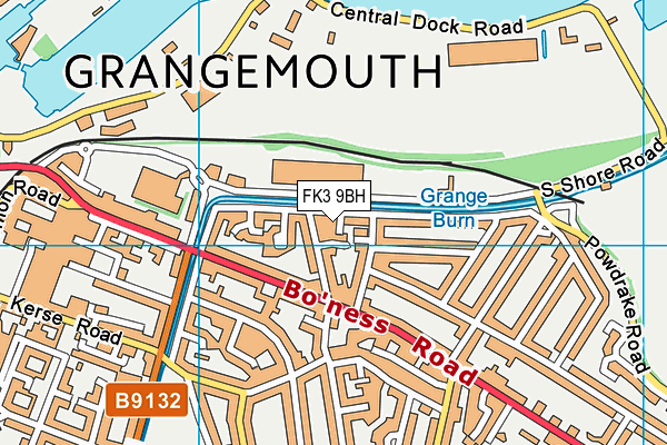 FK3 9BH map - OS VectorMap District (Ordnance Survey) FK3 9BH map - OS VectorMap District (Ordnance Survey)