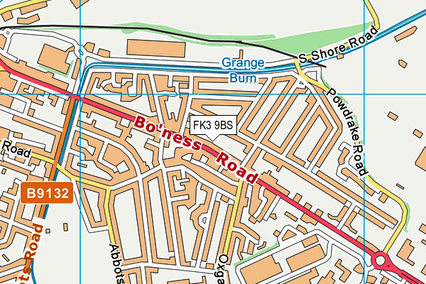 FK3 9BS map - OS VectorMap District (Ordnance Survey) FK3 9BS map - OS VectorMap District (Ordnance Survey)
