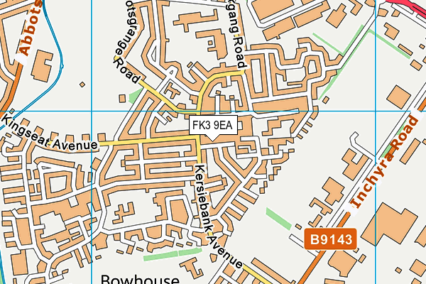 FK3 9EA map - OS VectorMap District (Ordnance Survey) FK3 9EA map - OS VectorMap District (Ordnance Survey)