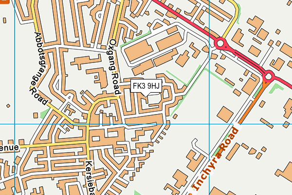 FK3 9HJ map - OS VectorMap District (Ordnance Survey) FK3 9HJ map - OS VectorMap District (Ordnance Survey)
