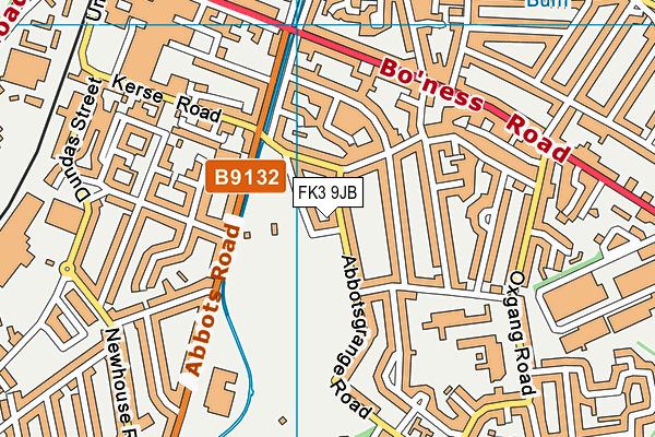 FK3 9JB map - OS VectorMap District (Ordnance Survey) FK3 9JB map - OS VectorMap District (Ordnance Survey)