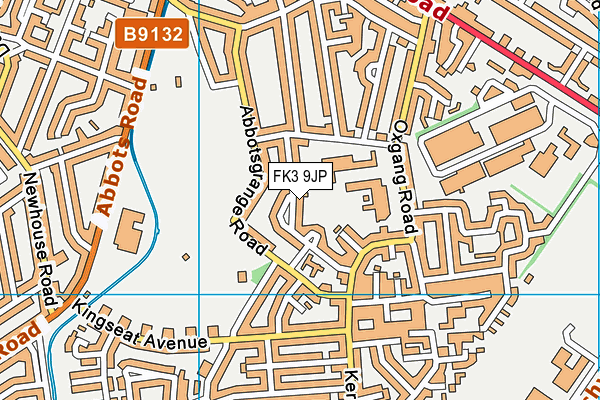 FK3 9JP map - OS VectorMap District (Ordnance Survey) FK3 9JP map - OS VectorMap District (Ordnance Survey)