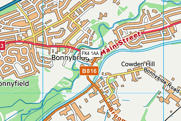 FK4 1AA map - OS VectorMap District (Ordnance Survey) FK4 1AA map - OS VectorMap District (Ordnance Survey)