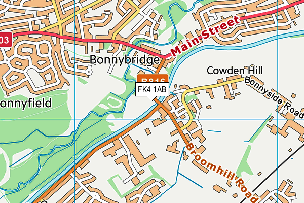 FK4 1AB map - OS VectorMap District (Ordnance Survey) FK4 1AB map - OS VectorMap District (Ordnance Survey)