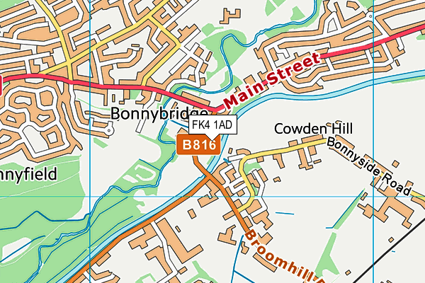 FK4 1AD map - OS VectorMap District (Ordnance Survey) FK4 1AD map - OS VectorMap District (Ordnance Survey)