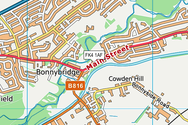 FK4 1AF map - OS VectorMap District (Ordnance Survey) FK4 1AF map - OS VectorMap District (Ordnance Survey)