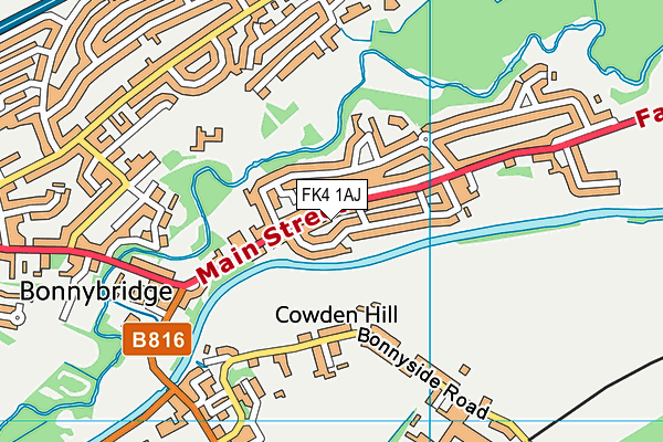 FK4 1AJ map - OS VectorMap District (Ordnance Survey) FK4 1AJ map - OS VectorMap District (Ordnance Survey)