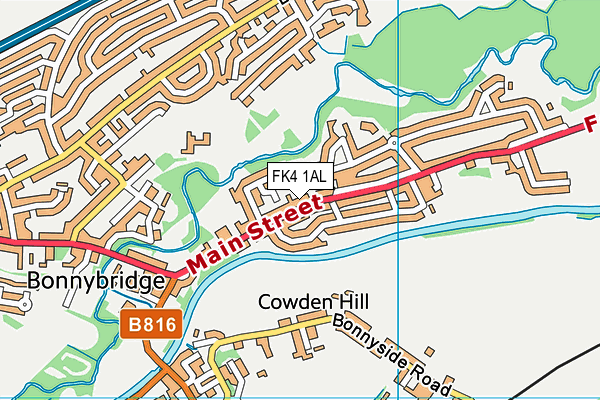 FK4 1AL map - OS VectorMap District (Ordnance Survey) FK4 1AL map - OS VectorMap District (Ordnance Survey)