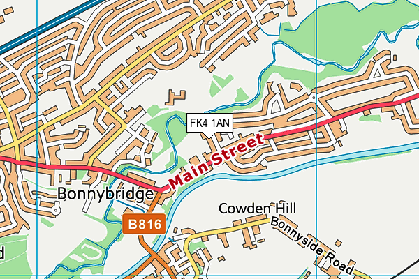 FK4 1AN map - OS VectorMap District (Ordnance Survey) FK4 1AN map - OS VectorMap District (Ordnance Survey)