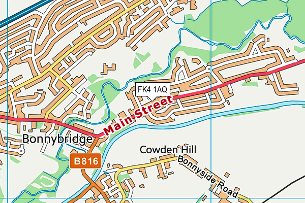 FK4 1AQ map - OS VectorMap District (Ordnance Survey) FK4 1AQ map - OS VectorMap District (Ordnance Survey)