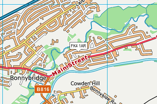 FK4 1AR map - OS VectorMap District (Ordnance Survey) FK4 1AR map - OS VectorMap District (Ordnance Survey)