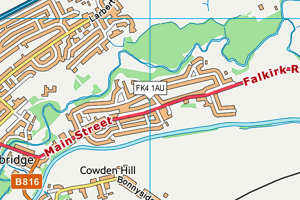 FK4 1AU map - OS VectorMap District (Ordnance Survey) FK4 1AU map - OS VectorMap District (Ordnance Survey)