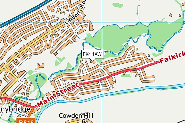 FK4 1AW map - OS VectorMap District (Ordnance Survey) FK4 1AW map - OS VectorMap District (Ordnance Survey)