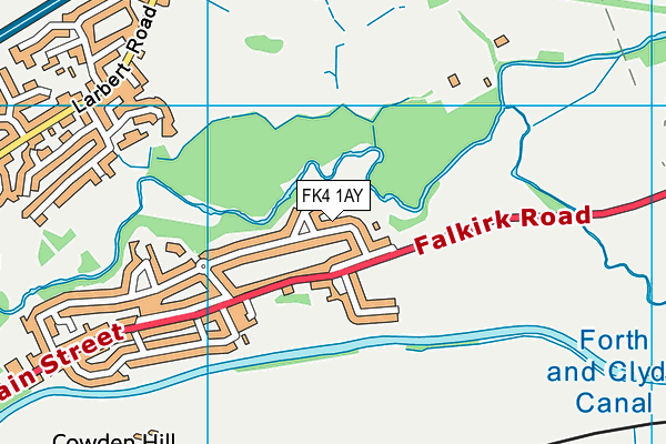 FK4 1AY map - OS VectorMap District (Ordnance Survey) FK4 1AY map - OS VectorMap District (Ordnance Survey)