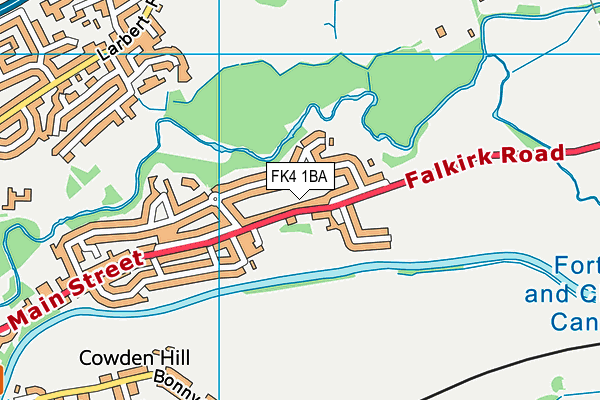 FK4 1BA map - OS VectorMap District (Ordnance Survey) FK4 1BA map - OS VectorMap District (Ordnance Survey)