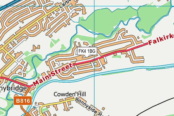 FK4 1BG map - OS VectorMap District (Ordnance Survey) FK4 1BG map - OS VectorMap District (Ordnance Survey)