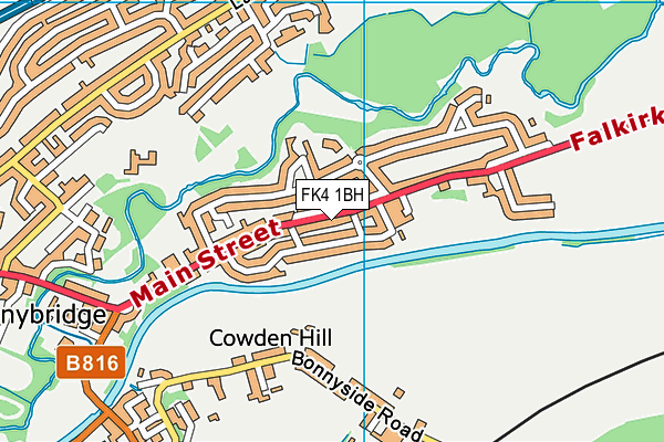 FK4 1BH map - OS VectorMap District (Ordnance Survey) FK4 1BH map - OS VectorMap District (Ordnance Survey)