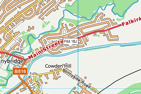 FK4 1BJ map - OS VectorMap District (Ordnance Survey) FK4 1BJ map - OS VectorMap District (Ordnance Survey)