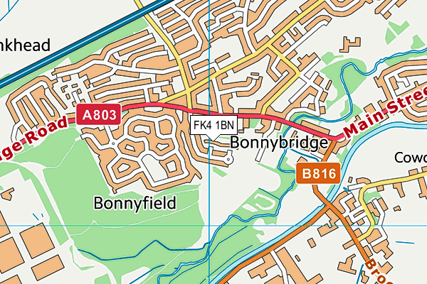 FK4 1BN map - OS VectorMap District (Ordnance Survey) FK4 1BN map - OS VectorMap District (Ordnance Survey)