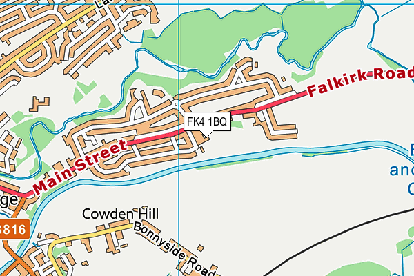 FK4 1BQ map - OS VectorMap District (Ordnance Survey) FK4 1BQ map - OS VectorMap District (Ordnance Survey)