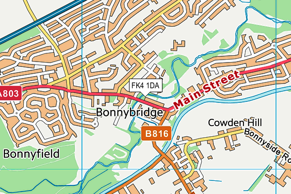 FK4 1DA map - OS VectorMap District (Ordnance Survey) FK4 1DA map - OS VectorMap District (Ordnance Survey)
