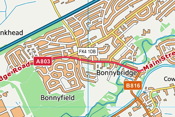 FK4 1DB map - OS VectorMap District (Ordnance Survey) FK4 1DB map - OS VectorMap District (Ordnance Survey)