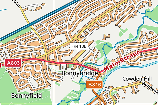 FK4 1DE map - OS VectorMap District (Ordnance Survey) FK4 1DE map - OS VectorMap District (Ordnance Survey)