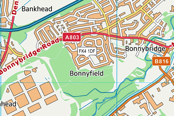 FK4 1DF map - OS VectorMap District (Ordnance Survey) FK4 1DF map - OS VectorMap District (Ordnance Survey)