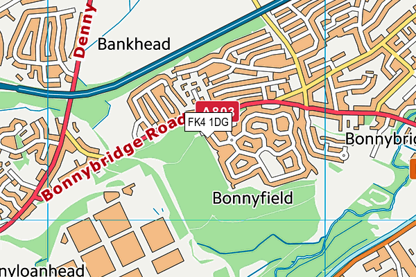 FK4 1DG map - OS VectorMap District (Ordnance Survey) FK4 1DG map - OS VectorMap District (Ordnance Survey)
