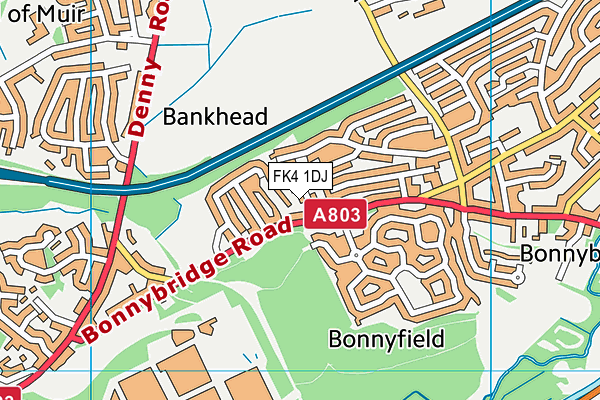 FK4 1DJ map - OS VectorMap District (Ordnance Survey) FK4 1DJ map - OS VectorMap District (Ordnance Survey)