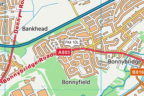 FK4 1DL map - OS VectorMap District (Ordnance Survey) FK4 1DL map - OS VectorMap District (Ordnance Survey)
