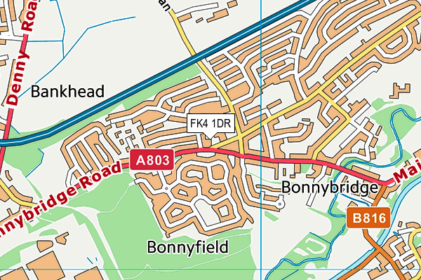FK4 1DR map - OS VectorMap District (Ordnance Survey) FK4 1DR map - OS VectorMap District (Ordnance Survey)