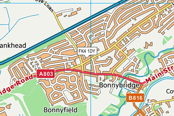 FK4 1DY map - OS VectorMap District (Ordnance Survey) FK4 1DY map - OS VectorMap District (Ordnance Survey)